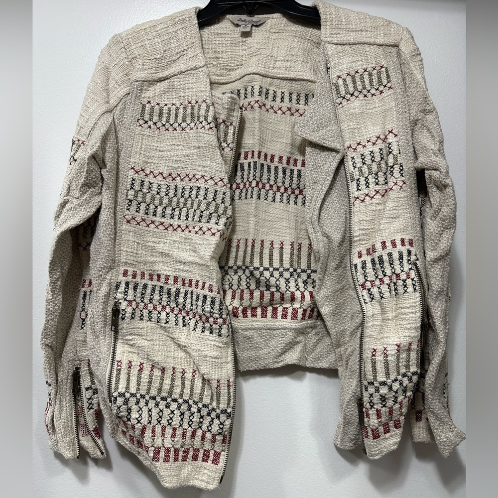 Lucky Brand Embroidered Jacket